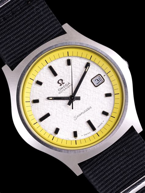 1970 Omega Seamaster (Ref. 166.066) “Big Yellow” W/ Box.